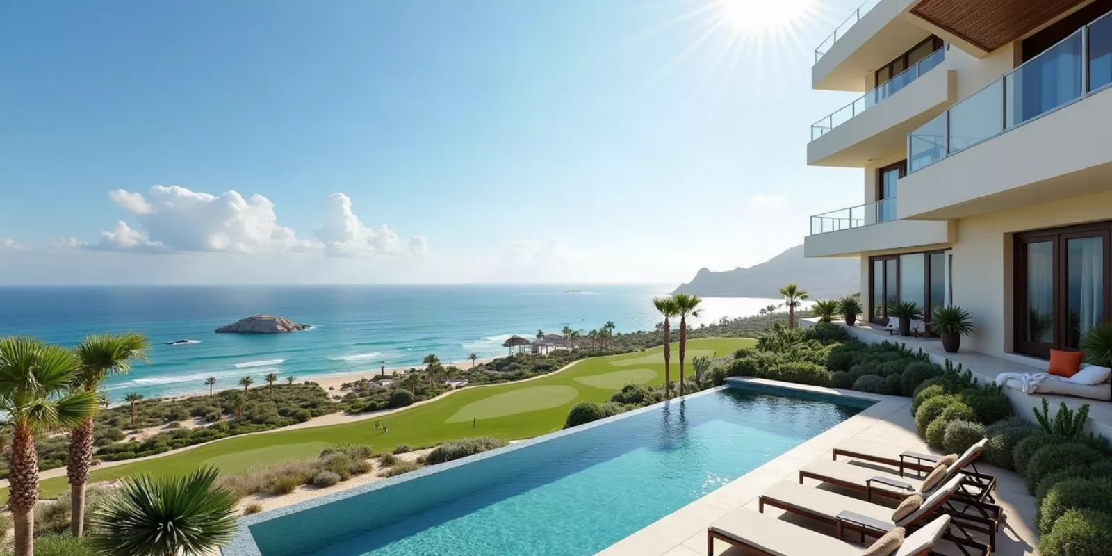 Luxury ocean view condo for sale in Cabo Real Los Cabos near the beach and golf course